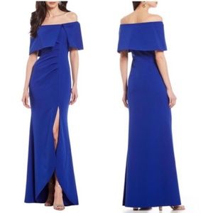 Eliza J royal blue long dress